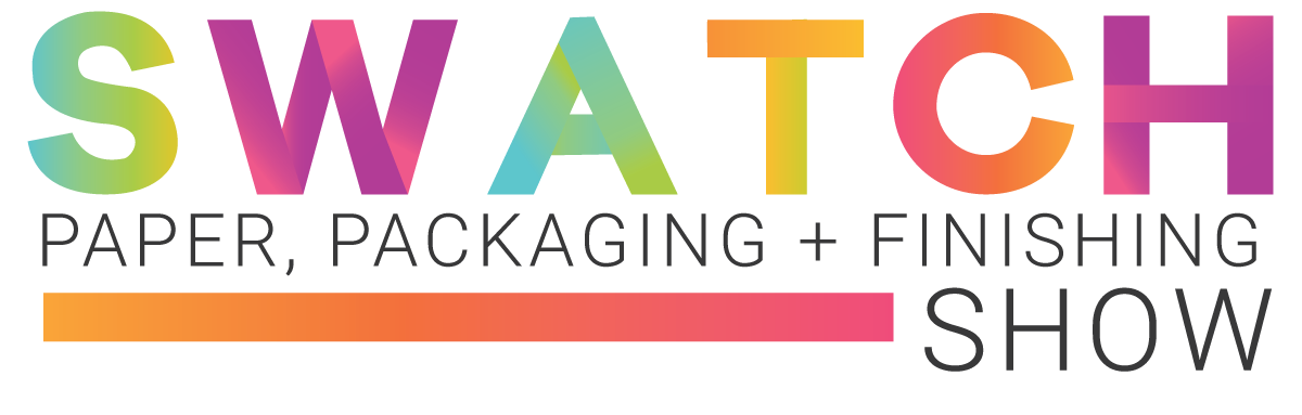 Swatch-Logo Paper Packaging + Finishing Show for print and graphic designers